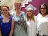 SDHS grad Haley w/ cousin Candace, Aunt Amy & mom Colleen.